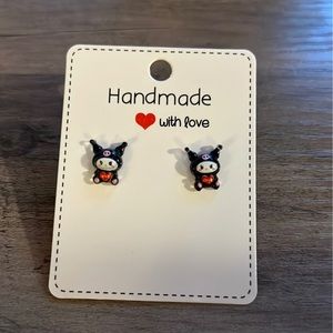 Handmade Kuromi earrings